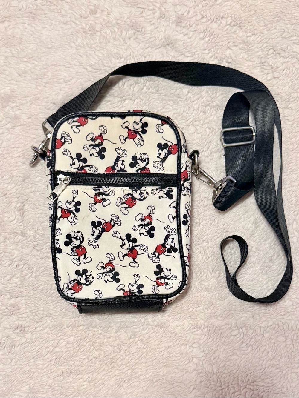 Bioworld Disney Mickey Mouse Passport Crossbody Bag